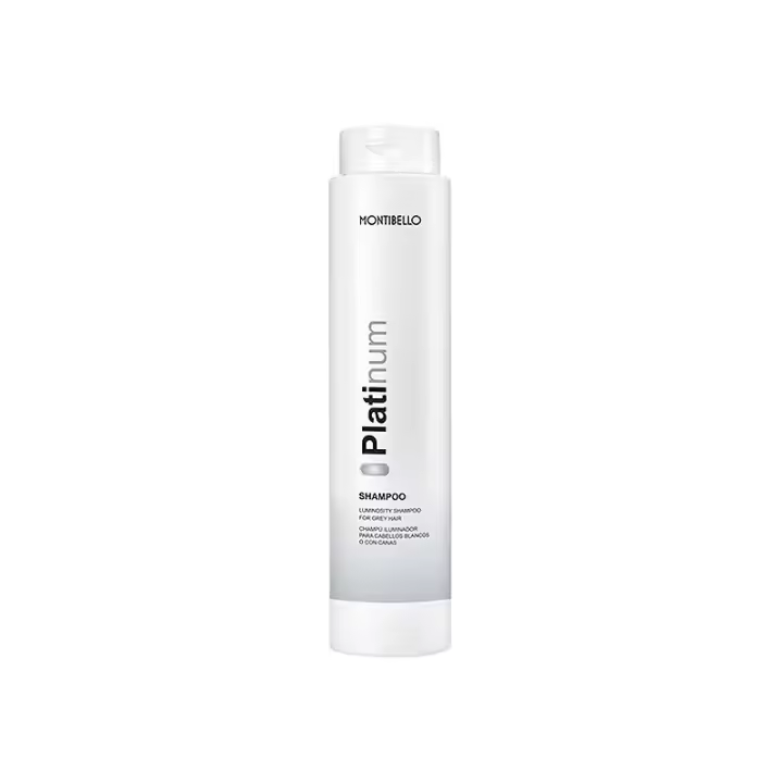 MONTIBELLO PLATINUM SHAMPOO ILUMINADOR GREY HAIR 300ML - 1