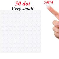 100pcs Cinta Adhesiva Doble Cara 1/0.5cm Parches Removibles Redondos Sin Rastro Pequeños Para Decoración De Fiestas - details 7