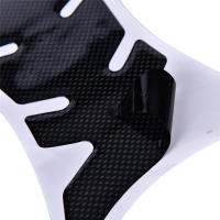 Protector De Tanque De Motocicleta Universal 1Pc 17.5x10 Cm Parche De Fibra De Carbono En Forma De Espina De Pescado - details 4