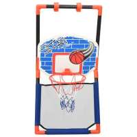 vidaXL Set baloncesto infantil multifuncional suelo y pared - details 2