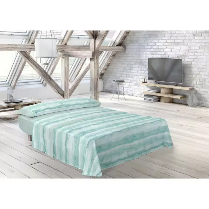 Juego de Sábanas Pierre Cardin ALEJANDRA Verde Cama de 90 - 1