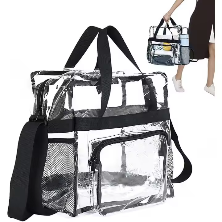 Bolsa de mano transparente con ASA, - 1