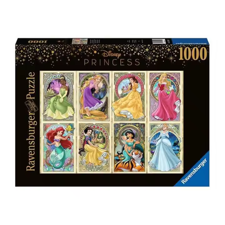Ravensburger Puzzle Princesas Art Nouveau 1000 Piezas - 1