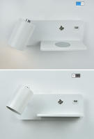 Lámpara De Pared LED Para Interior Con Carga USB Y Inalámbrica Luz De Pared Para Dormitorio Luz Nórdica Sconce 5W GU10 Bombilla AC110V/220V - details 6