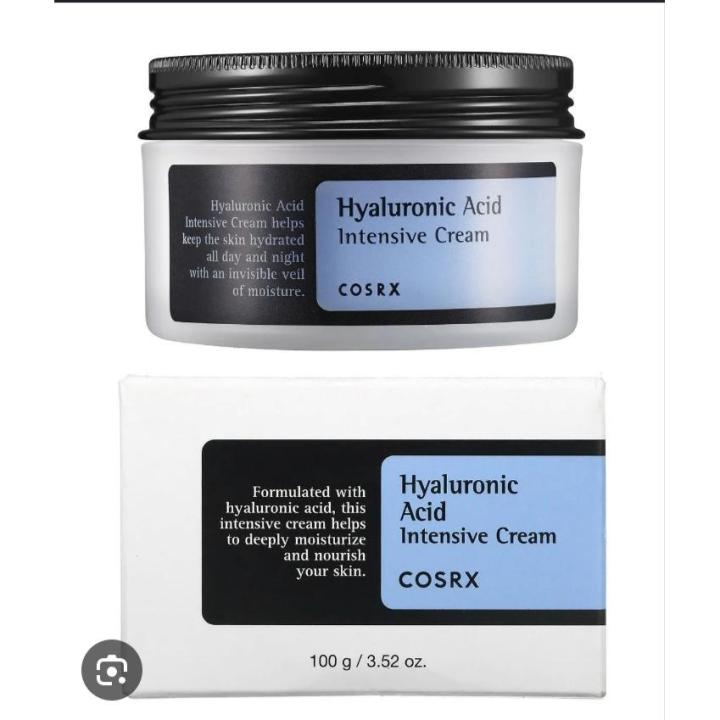 COSRX - Crema hidratante intensiva con ácido hialurónico para piel seca y deshidratada, textura ligera no grasa, 100 g — oferta en Miravia