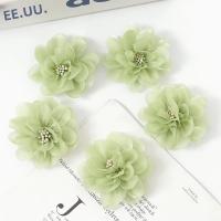 2/5Pcs 6CM Chiffon Fabric Artificial Flower Para Decoración De Habitaciones Casas Bodas Invitaciones Y Vestidos Accesorios De Flores Artificiales - details 12