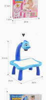 Tablero De Dibujo LED Para Niños Juguete Educativo De Arte Y Pintura Con Proyector De Imagen Para Niñas Y Niños Material ABS Adecuado Para Edades 6-12 Y 14+y - details 13