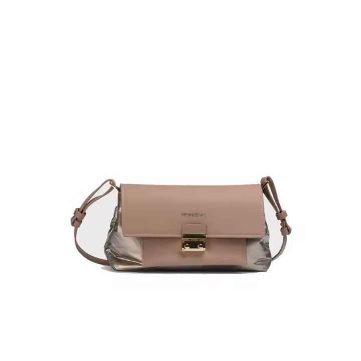 Bolso Bandolera Wonders con Solapa Metálica y Bolsillos Internos y Externos - 1