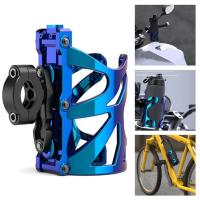 Soporte De Bebida Universal Para Motocicleta 1PC Accesorios De Modificación De Bicicleta Soporte De Botella De Agua Material ABS CNC Tamaño Universal - details 0