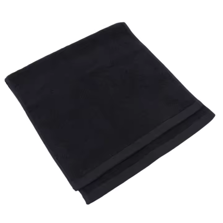Toalla De Baño Grande Negra De Algodón Super Absorbente Suave Y Gruesa Toalla De Rostro Para Uso Doméstico Y Playa - 1