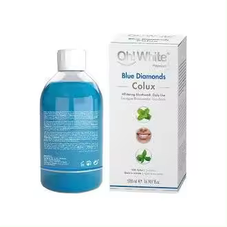 Oh! White Colutorio Blue Diamonds - 1
