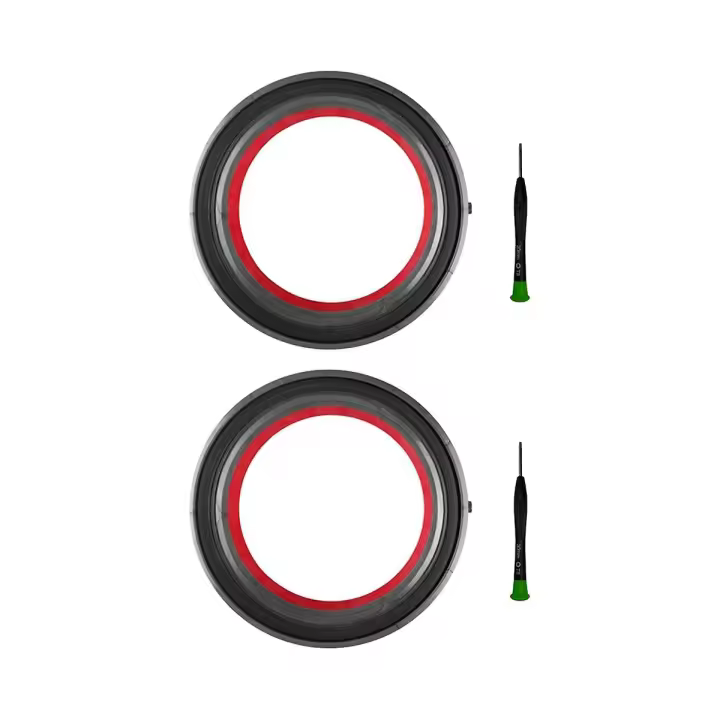 2 Unids Para V12 V10 Delgado Vacío Limpiador de Polvo Bin Top Fijo Anillo de Sellado Filter de Cubo de Polvo de Reemplazo - 1