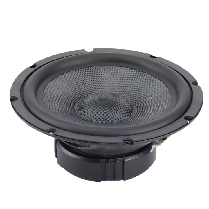 Altavoces de graves de rango medio para cine en casa, 6,5 pulgadas Hifi de altavoz de Audio, 4 Ohm, 40W, 1 unidad - 1