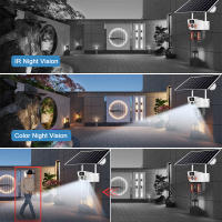 Cámara Solar 4G Con Doble Lente Y Visión Nocturna HD 8MP IP CCTV Vigilancia PTZ Detección De Humano Alarma Impermeable - details 10