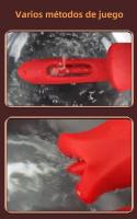 Vibrador Para Mujeres Con Lengüeta Y Succión Estimulador De Clítoris Tapping Flapping Vibrador De Silicona Para Juguete Sexual Oral - details 1