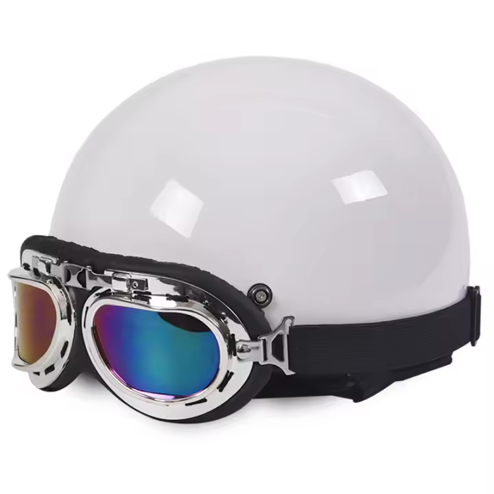 Gorro De Seguridad Para Motocicleta BAILIDE Invierno Calor Y Viento Resistente Medio Gorro De Príncipe Electrónico ABS Material Personalizable - 1