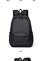 Mochila de de de de Pvc gran capacidad para para hombre, morral negocios Color sólido, Unisex, viaje - details 21