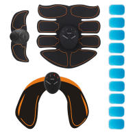 Estimulador De Músculos Abdominales Y Glúteos EMS Para Gimnasio Equipo De Fitness Electroestimulador De Toner Corporal Para Ejercicio De Cintura Y Abdomen - details 0