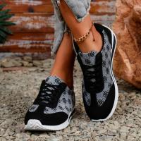 Zapatillas De Mujer 2024 Primavera/Otoño Moda Versátil Para Exterior Zapatos De Caminar Cómodos Con Cordones Casual Para Adultos - details 6