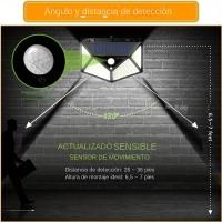 Lámpara De Pared Solar LED Con Sensor De Movimiento 4 Lados Luz Exterior Para Jardín Y Courtyard Impermeable Luz De Coche - details 4