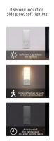 Lámpara Nocturna LED Con Sensor De Movimiento Recargable Magnética Para Armario Cocina Pasillo Escaleras Dormitorio Luz Nocturna - details 2