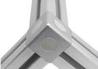 Conector De Esquina De Cubo De Aluminio 4PCS 2020 3030 Fijador De Perfil De Aluminio Para Uso Rápido Y Adecuado Para Trabajos De Metalworking - details 6