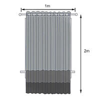 Cortinas De Ventana Doble Capa Para Niñas Y Niños Con Estilo Nórdico Estrella Negra Acolchadas Para Dormitorio Decoración De Puerta - details 12