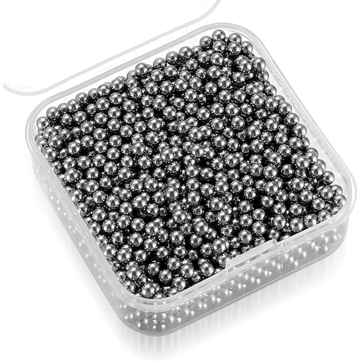 1500 Piezas Perlas de Limpieza de Acero Inoxidable, Bolas de Limpieza, Bolas Reutilizables, Bolas de Limpieza de Botellas para Garrafas, Decantadores, Jarrones, Botellas, Vidrio - 1