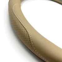 Banner - Funda para volante universal cuero de Microfibra 37-38cm beige
