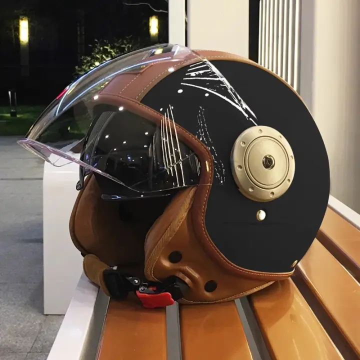 Casco De Motocicleta Eléctrico Inteligente Bluetooth Protección Auditiva Tres Cuartos Para Hombre Y Mujer Casco Frontal Abierto ABS Unisex - 1