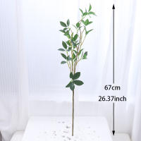 Planta Artificial De Ficus Con Ramas Largas 67/108CM Decoración Para Escenas Fotográficas Oficina Hogar Jardín Bodas - details 1