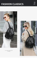 Mochila Antirrobo Para Mujer De Cuero Genuino 100% Gran Capacidad De Viaje Diseño Nuevo 2022 Mochila Escolar Para Niñas Con Cadena Y Cierre De Cremallera - details 3
