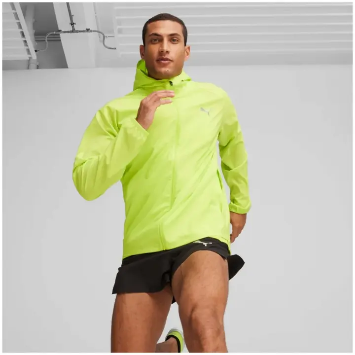 Chaqueta Puma Run Favorite Woven Hooded para hombre en color verde - 1