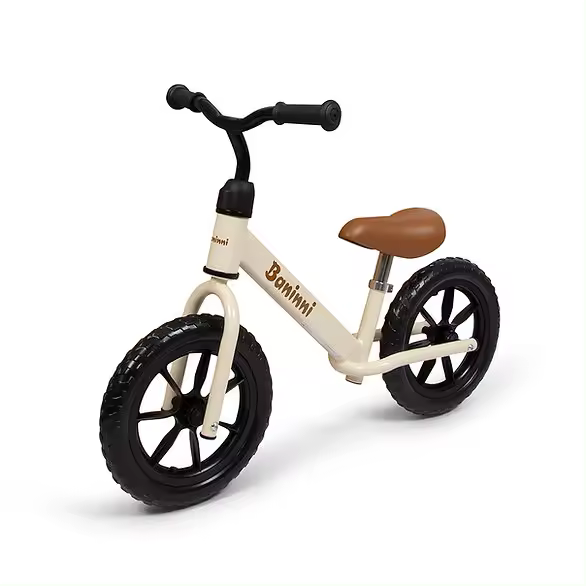 Bicicleta de equilíbrio Lola Beige Black Baninni - 1