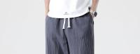 Pantalones Cortos De Algodón 100% Para Hombre Verano Pantalones Casuales Para Playa Pantalones Rectos Para Casa Talla M-5XL - details 6