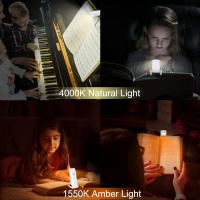 Luz De Lectura LED Recargable Por USB Protección Ocular Luz Nocturna Portátil Con Clip Para Mesa Y Marca De Lectura Lámpara De Noche - details 1
