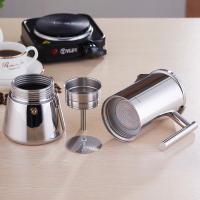 Cafetera Italiana de Maple inoxidable, cafetera Expresso, 6 Taza, 300ml, Moka de inducción. - details 2