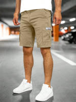 Shorts De Verano Para Hombre 2025 Estilo Safari Sólido Transpirable Con Multiple Bolsillos Moda Casual Fitness Y Jogging - details 2