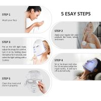 Máscara De Belleza LED Fotón Recargable Con Siete Colores Instrumento De Belleza Para El Hogar Rejuvenecimiento De Piel Levantamiento Y Blanqueamiento Facial - details 2
