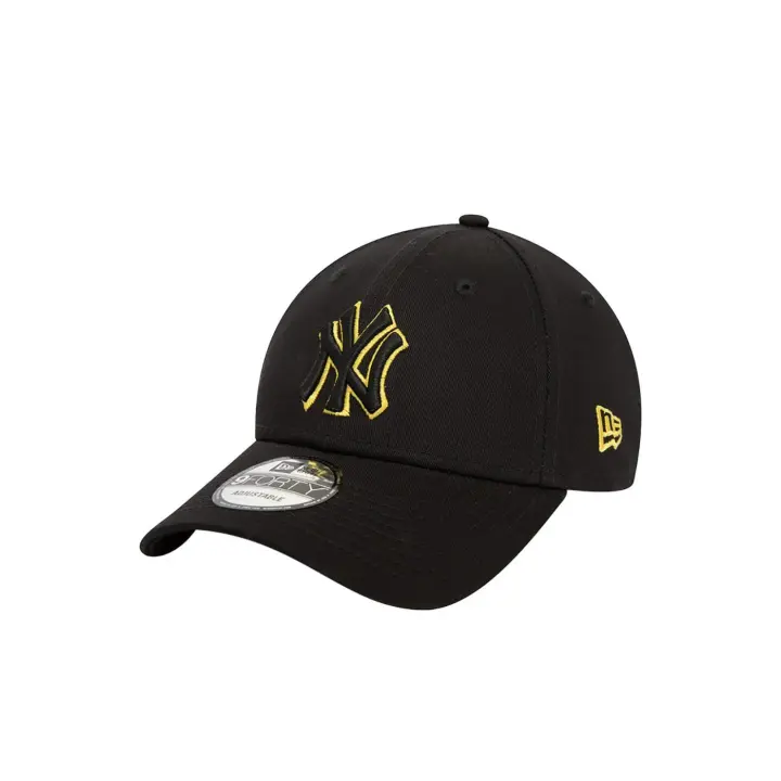 Gorra New Era Team Outline Unisex Negro - Protección Solar y Estilo - 1