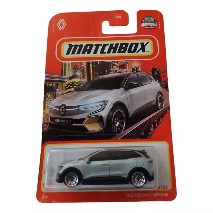 Matchbox - Mainline Basic M25E -  '22 RENAULT MEGANE -  Excelencia automovilística en miniatura - Idea de regalo original para coleccionistas - Edad recomendada mayores de ‎3 años - 1