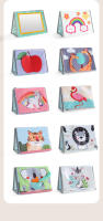 Juguete De Desarrollo Cerebral Para Recién Nacidos Espejo De Manta Educativo Juego Para Bebés Material De Tela Unisex - details 9
