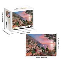 Rompecabezas 1000 Piezas Positano Amalfi Coast Para Adultos Juegos De Familia Divertidos Decoración De Hogar Juguetes Educativos Para Niños - details 1