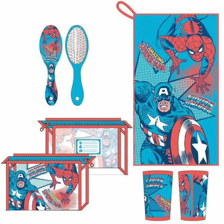 Set de Aseo Infantil para Viaje The Avengers 4 Piezas - 1