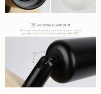 Lámpara De Pared De Madera Vintage Con Base E27 Estilo Negro Y Blanco Para Decoración De Hogar Restaurante Café Iluminación Decorativa - details 6