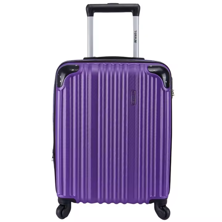Maleta De Cabina Extensible Terrae Morado 40x55cm. Producto Oficial Especial Regalos Para Todos - 1