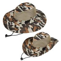 Sombrero De Pescar Y Camuflaje Transpirable Para Hombres Y Mujeres Protección Solar Amplia Para Acampar Y Senderismo - details 7