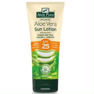 PROTECTOR SOLAR FACTOR 25 ALOE PURA 200 ml - 1