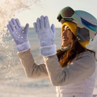 Guantes Calientes Eléctricos Para Motocicleta Con Ajuste De 3 Velocidades Y Pantalla Táctil 10000mAh Protección Contra Viento Para Carreras Y Viajes En Motocicleta - details 2