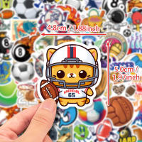 50 PCS Pegatinas Deportivas Mixtas Fútbol Baloncesto Voleibol Golf Béisbol Para Teléfono Móvil Material Variado Origen China - details 8